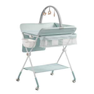 Folding Diaper Changing Table – Celadon Elephant