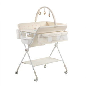 Folding Diaper Changing Table – Cream Giraffe