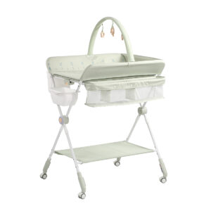 Foldable Diaper Changing Table – Green Giraffe