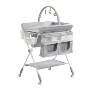 Foldable Diaper Changing Table – Grey Giraffe