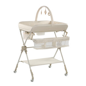 No Assembly Diaper Changing Table - Light Khaki